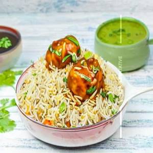 Veg Manchurian Rice ( Half )