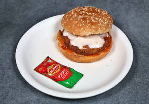 Veggie Tikki Cheese Burger