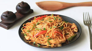Schezwan Egg Soft Noodles