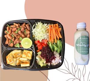 Ft Rajma Paneer Salad Thali