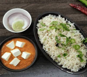 Paneer Curry (250 Ml) With Jeera Rice