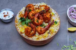 Prawns biryani