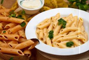 Cheese Cream Red Sauce Pasta