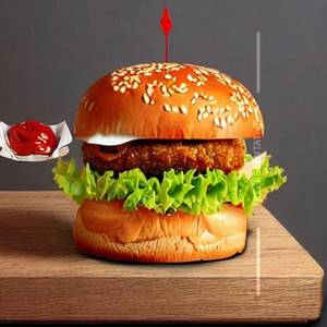 Hot Garlic Spicy Burger