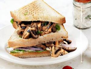 Mushroom Masala Sandwich