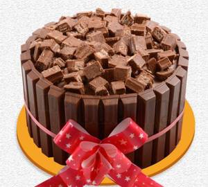 Kit Kat Double Garnish Chocolate Brownie Cake [800G]
