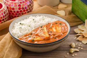Kadhai Paneer + Rice