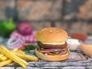 Veggie Cheese Burger Meal