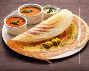 Onion masala dosa