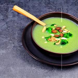 Brocolli Almond Soup