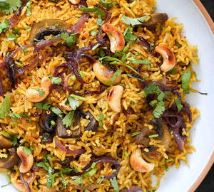 Mushroom Biryani (full)