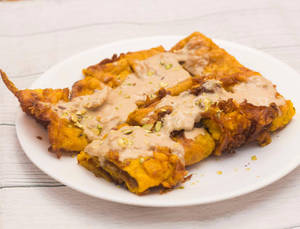 Double Malpua With Double Rabdi (1 Pc) [Special]