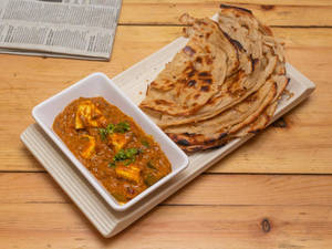 Kadhai Paneer + 2 Lachha Paratha