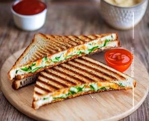 Jain Cheese Chutney Sandwich