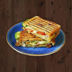 Paneer shawarma sandwich