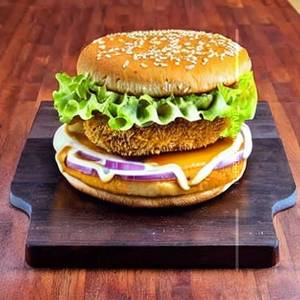 Double Chicken Patty Burger