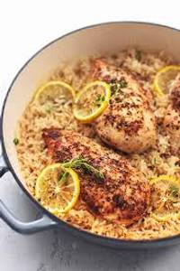 Lemon chicken pulao
