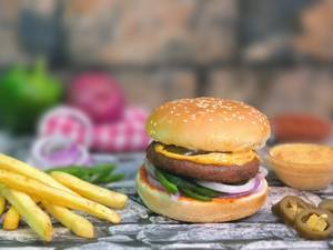 Mexican Veg Burger Meal