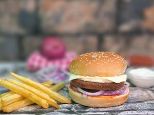 Cheese Chicken Burger Meal