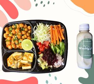 Ft Chole Paneer Salad Thali