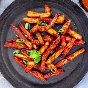 Crispy Fried Chilli Potatoes