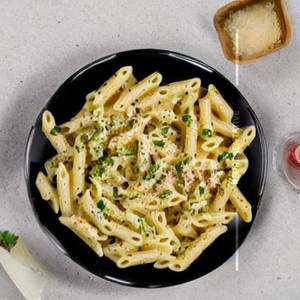 Alfredo In Fusilli Pasta 