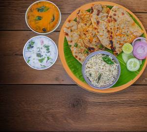 Aloo Paratha + Jeera Rice Combo