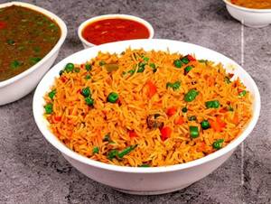 Veg Triple Schezwan Rice ( Half )