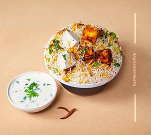Paneer tikka biryani