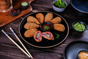 Mushroom & Cheese Kurkure Momo