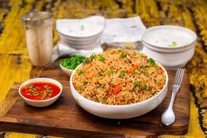 Chicken Combination Schezwan Fried Rice 