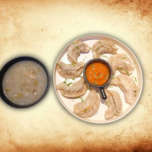 Chicken Momos [5 Pcs] - Steamed