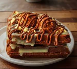 Ferrero rocher waffle [belgian]                                                 