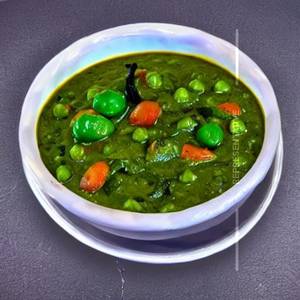 Green peas palak masala