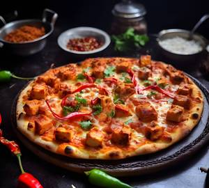 Spicy Paneer Pizza