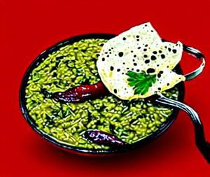 Palak Khichdi