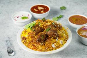 Mutton Bhuna Biryani