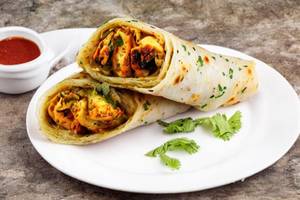 Chicken Malai Smoke Roll