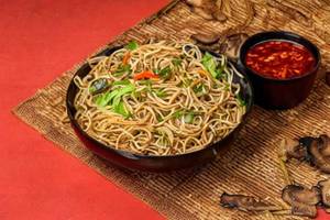 Mushroom Hakka Noodles 