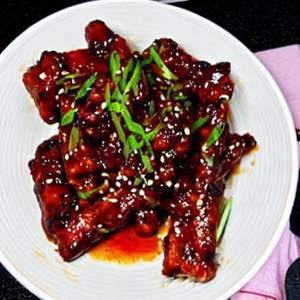 Spare Ribs Chilly Garlic Sauce