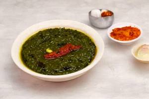 Dal Palak Khichidi Tadka