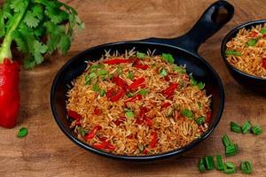 Burnt Chilli Garlic Fried Rice