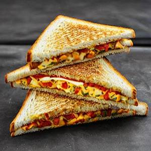 Cheese Chilly Toast Sandwich