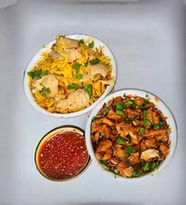 Chicken Triple Fried Rice