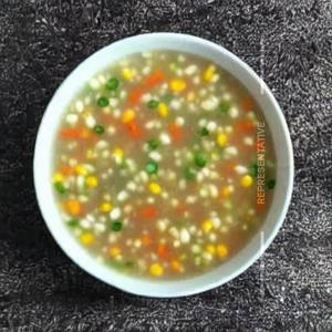 Crunchy corn soup