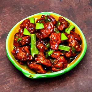 Dice Chicken Chilly Garlic Dry