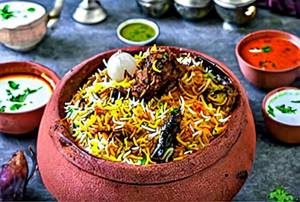 Mutton Kolhapuri Biryani