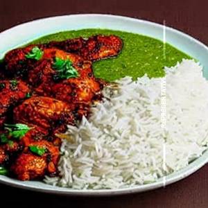 Chicken Triple Green Rice Half