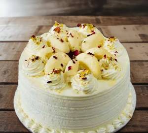 Fresh Rasgulla Pista Cream Cake