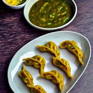 Steamed Corn Cheesy Jalapeno Momos